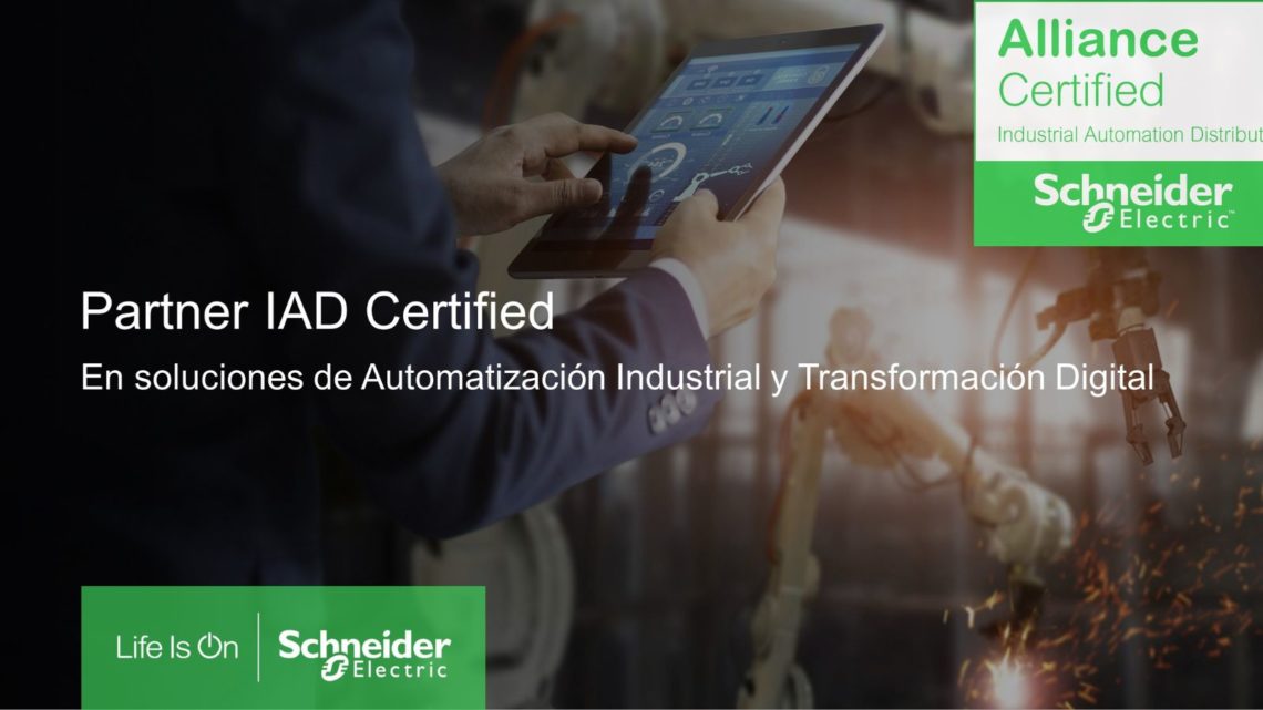 Certificado IAD de Schneider Electric