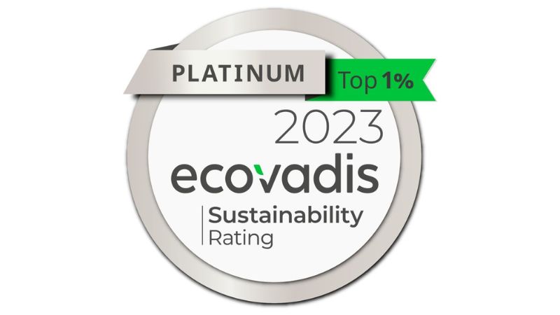 Signify, medalla de platino de Ecovadis