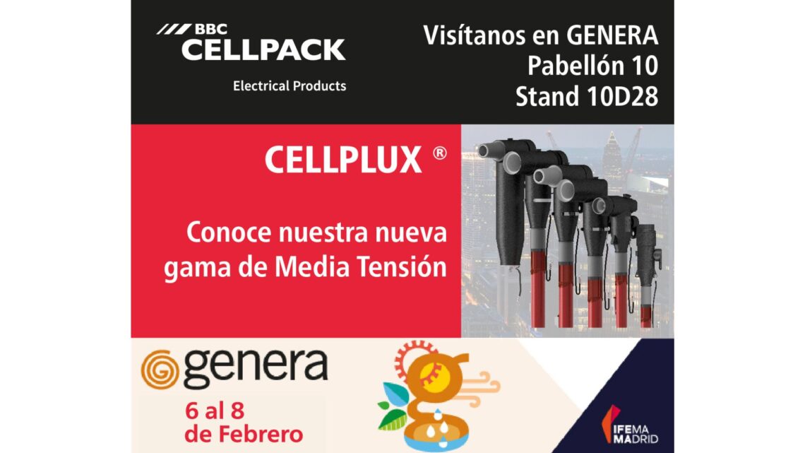 Cellpack Ibérica presentará su nueva gama de Media Tensión en Genera 2024.