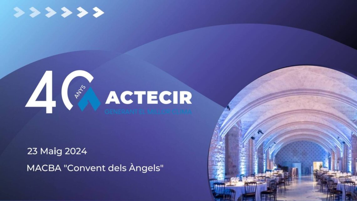 ACTECIR reunirá a más de 200 profesionales en la celebración de su 40 aniversario.