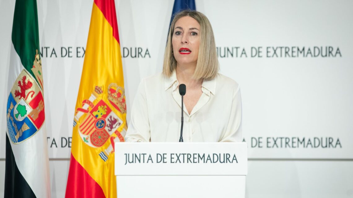 María Guardiola, presidenta de la Junta de Extremadura