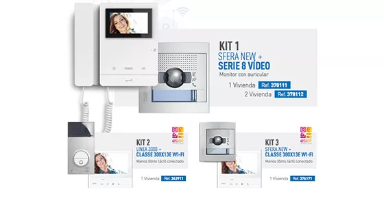 Promoción compra 5+1 kit videoportero Serie 8 de Tegui